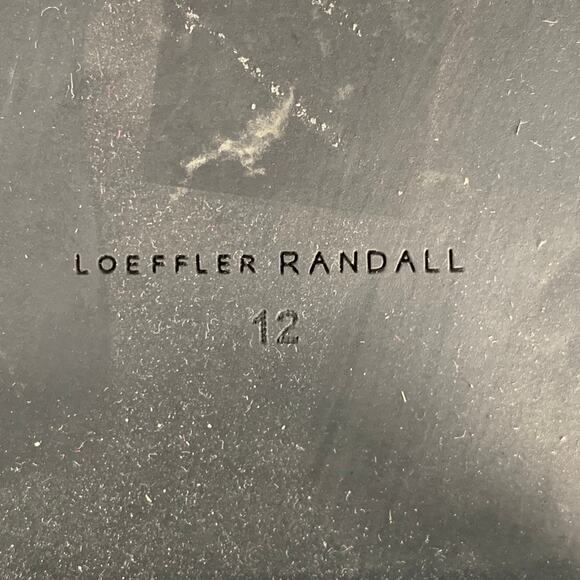 LOEFFLER RANDALL Size 12 Black Brown Tiger Knit Lace Up Ankle Boots - Picture 7 of 7